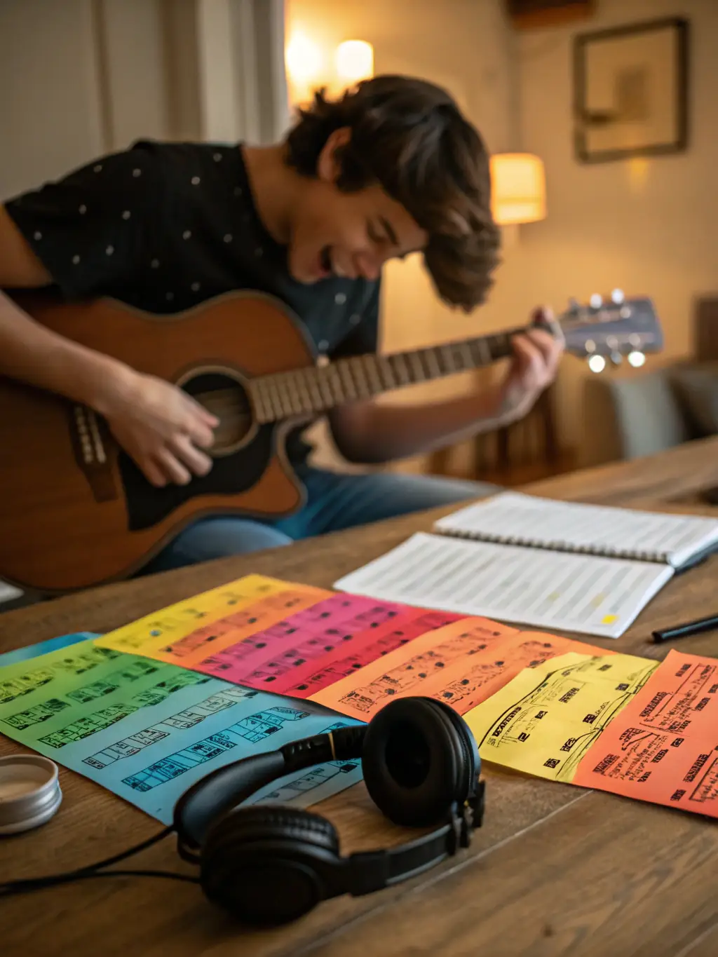 A young person attending a music workshop, showcasing DE CONCERT's commitment to music education and community engagement.